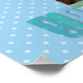 Poster Labrador Retriever Dog Joyeux anniversaire (Coin)