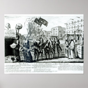 Poster L'abrogation, ou la procession funéraire