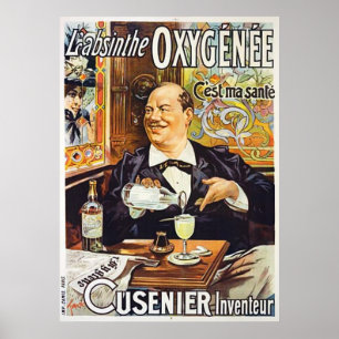 Poster L'Absinthe Cusenier