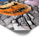 Poster Labubu Tricks et Traitements (Coin)