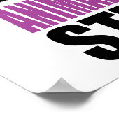 Poster L'abus des animaux puent (Coin)