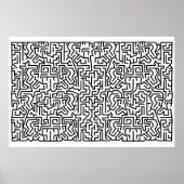 Poster labyrinthe de blocus (Devant)