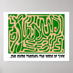 Poster labyrinthe de Jésus