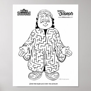 Poster Labyrinthe de recherche pour Joseph