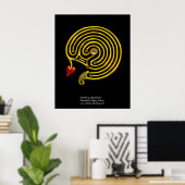 POSTER LABYRINTHE HYPER (Bureau à domicile)