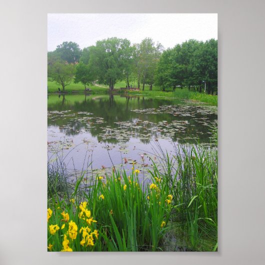 Poster Lac à Lawrence, Kansas (Devant)