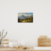 Poster Lac alpin (Cuisine)