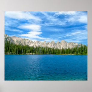 Poster Lac alpin et le Sawtooths