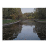 Lac Automnal Tranquille - Édition Brume Nordique