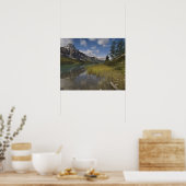 Poster Lac aux oiseaux d'eau le long de l'Icefields Parkw (Cuisine)