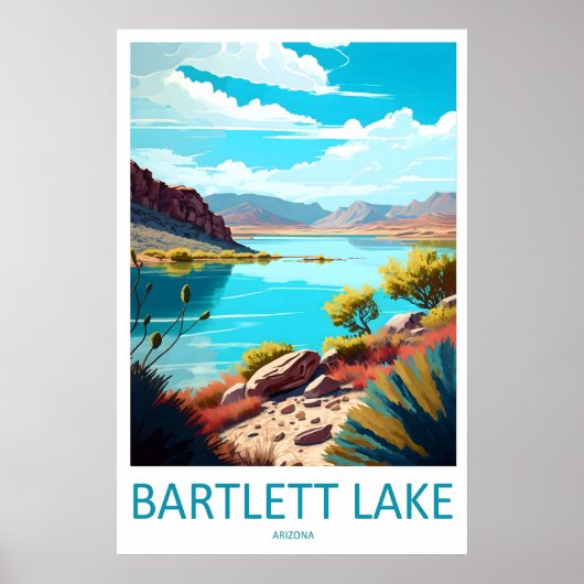 Poster Lac Bartlett 1 (Devant)