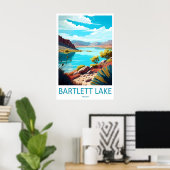 Poster Lac Bartlett 1 (Bureau à domicile)
