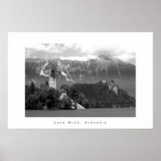 Poster Lac Bled, Slovénie