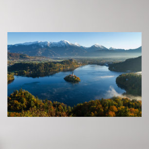 POSTER LAC BLED, SLOVÉNIE