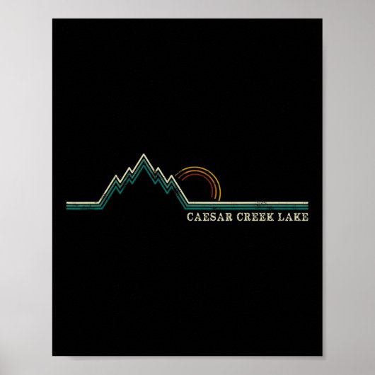 Poster Lac Caesar Creek (Devant)