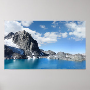 Poster Lac Catherine et Banner Peak 2 - Sierra Nevada