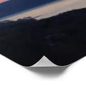 Poster Lac Cayuga au coucher du soleil (Coin)