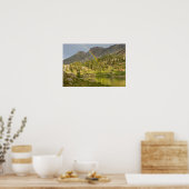 Poster Lac Cecret avec arc-en-ciel sur Devil's Castle, (Cuisine)