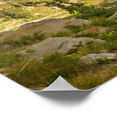 Poster Lac Cecret avec arc-en-ciel sur le château du Diab (Coin)