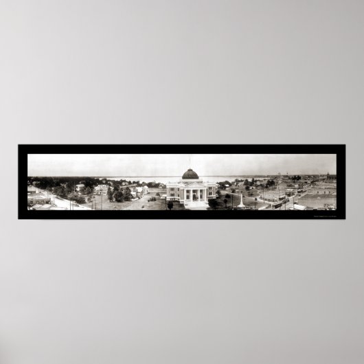 Poster Lac Charles, LA Photo 1923 (Devant)