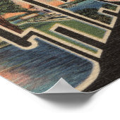 Poster Lac Chautauqua - Grandes Scènes Lettre (Coin)