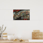 Poster Lac Chautauqua - Grandes Scènes Lettre (Cuisine)