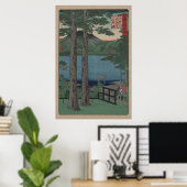 Poster Lac Chuzenji dans la province de Shimozuke (Bureau à domicile)