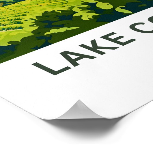 Poster Lac Constance Europe Imprimer (Coin)