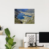 Poster Lac Cornu Alpes françaises (Bureau à domicile)
