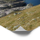 Poster Lac Cornu Alpes françaises Chamonix (Coin)