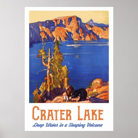 Poster Lac Crater (Devant)