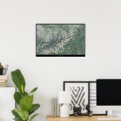 Poster Lac Cumberland Kentucky, Kentucky, poste satellite (Bureau à domicile)