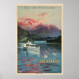 Poster Lac d'Annecy Lac Annecy Auvergne-Rhône-Alpes