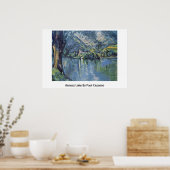 Poster Lac D'Annecy Par Paul Cezanne (Cuisine)
