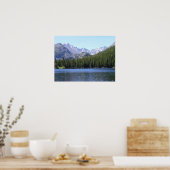 Poster Lac dans le Parc national des Rocheuses (Cuisine)