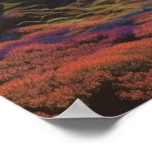 Poster Lac dans les hautes terres (Coin)