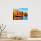 Poster Lac d'automne (Cuisine)