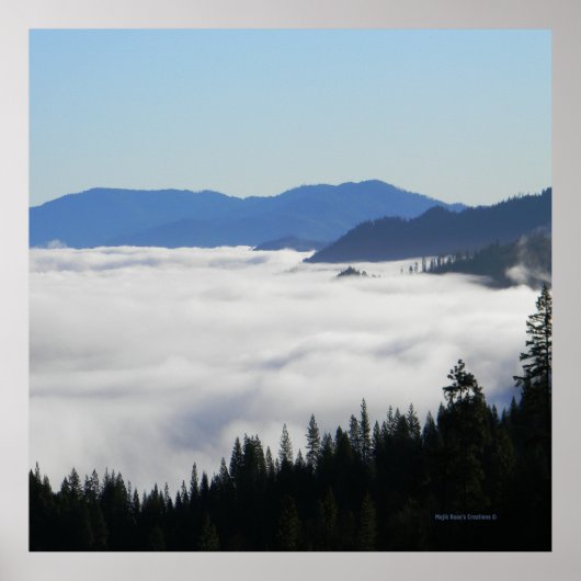 Poster Lac de brouillard.... (Devant)