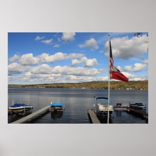 Poster Lac de Conesus (Devant)