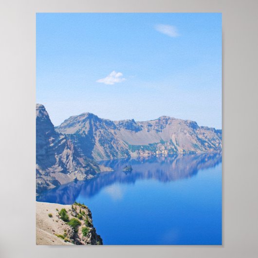 Poster Lac de Crater Panorama (Devant)