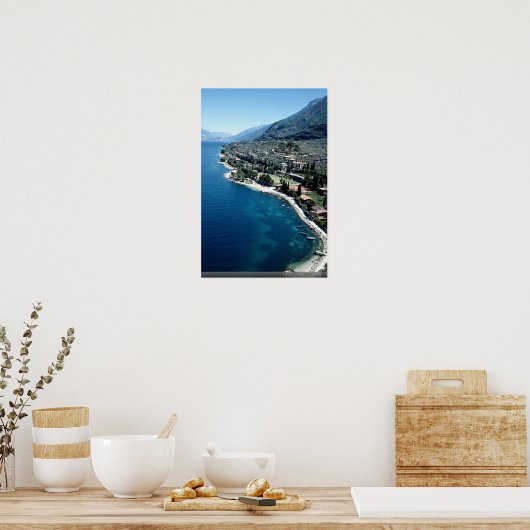 Poster Lac de Garde, Italie (Cuisine)