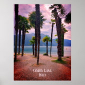 Poster Lac de Garde Italie (Devant)