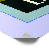 Poster Lac de Garde ~ Voyage Vintage en Italie (Coin)