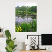 Poster Lac de Lawrence, Kansas (Bureau à domicile)