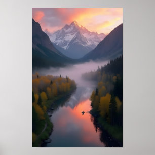 Poster Lac de montagne