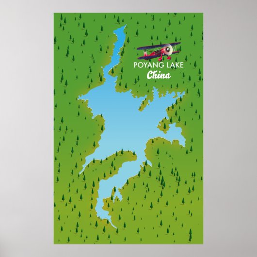 Poster Lac de Poyang (Devant)