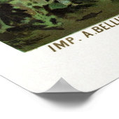 Poster Lac de Thoune Suisse Poser Vintage 1893 (Coin)