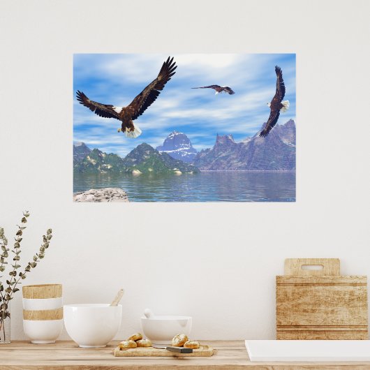 Poster Lac des Aigles (Cuisine)