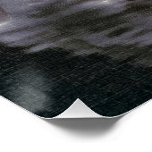 Poster Lac des cygnes au clair de lune (Coin)