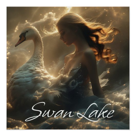 POSTER LAC DES CYGNES - BALLET & DANSE - (Devant)